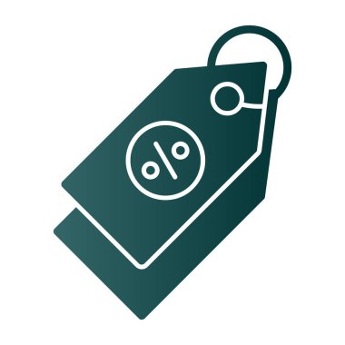 Fiyat Etiketi simgesi, vektör illüstrasyonu basit tasarım