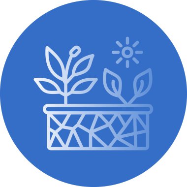 bitki simgesi vektör illüstrasyonu