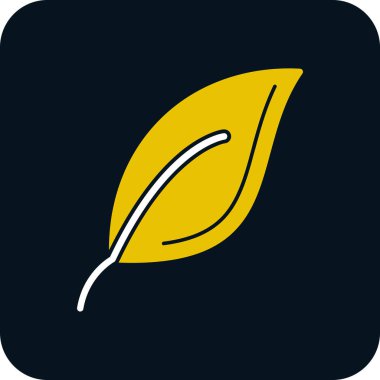 Yaprak vektör simgesi