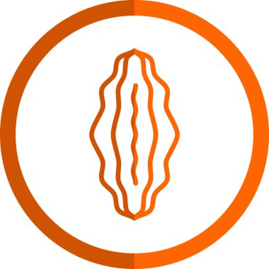 kruvasan simge vektör çizim