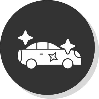 araba simgesi vektör illüstrasyonu