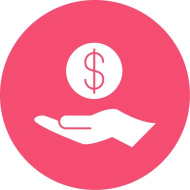 Dolar işareti vektör çizimi