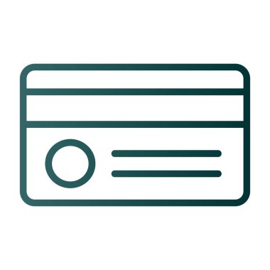 Kredi kartı vektör illüstrasyonu 