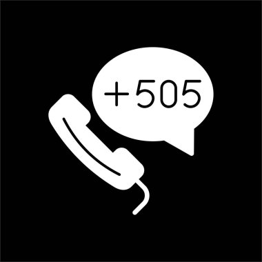 5016 mesaj simgesi. Kabartma vektör simgesi.