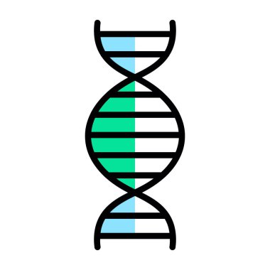 dna. Web simgesi basit illüstrasyon 