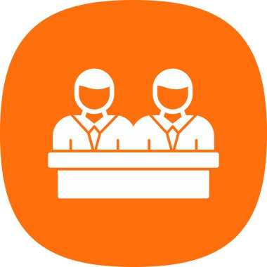 İnsan simgesinin vektör illüstrasyonu