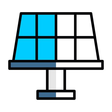 Panel simgesi. Web için panel vektör simgesinin özet çizimi