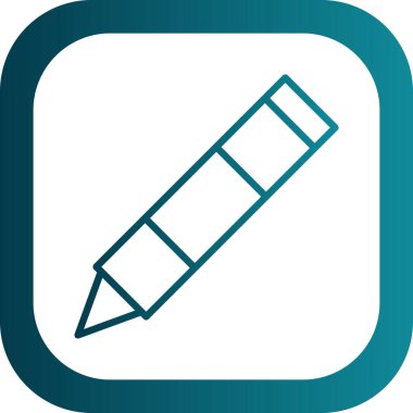 pastel boya simge vektör çizim