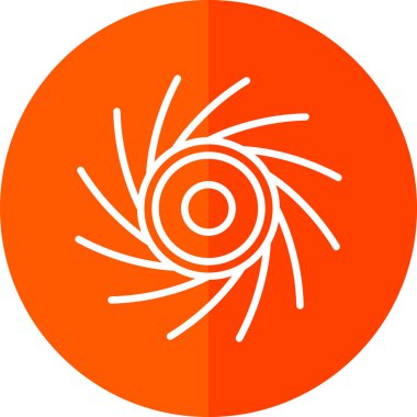 güzel girdap soyut vektör simgesi