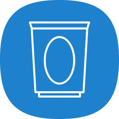 Dustbin web  icon. vector illustration.