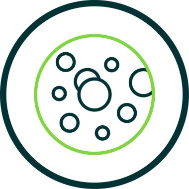 Modern yiyecek simgesinin vektör çizimi