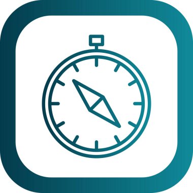 vector illustration of Compass modern icon            