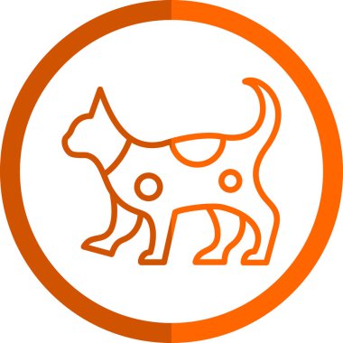 kedi simgesi vektör illüstrasyonu