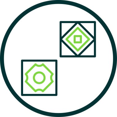 Casino çip simgesi. Casino çip vektör simgesi web için anahat çizimi