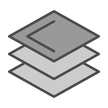 Kitap simgesi, izometrik stil yığını