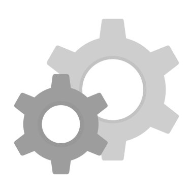 Gears'ı satırı vektör simgesi 