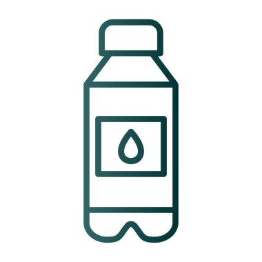 su damlası vektör ince çizgi simgesi