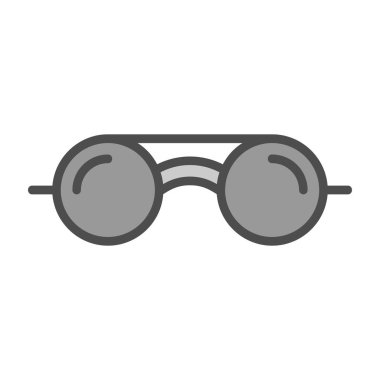 göz gözlük simge vektör çizim