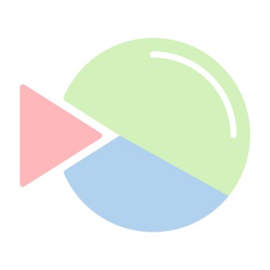 pasta grafiği vektör çizim