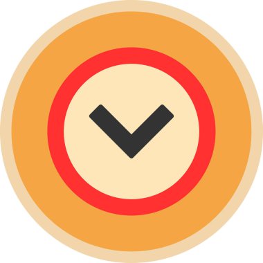 işaret simgesini işaretle, vektör illüstrasyonu 