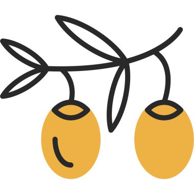 Mutlu yüzlü, vektörlü, resimli şirin sarı elma karikatürü.