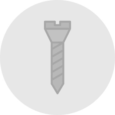 vector illustration of screw tool icon 