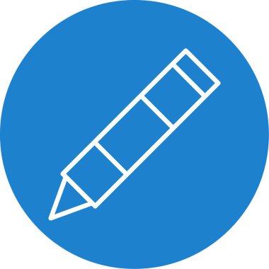 pastel boya simge vektör çizim