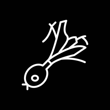 Soğan. Web simgesi basit tasarım