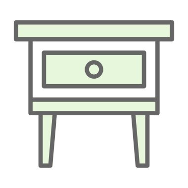 mobilya renkli vektör simgesi.