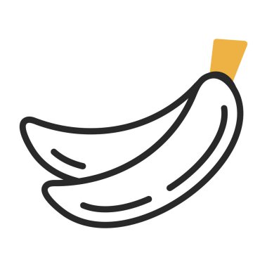 muz ikonu. vektör çizimi tasarımı 