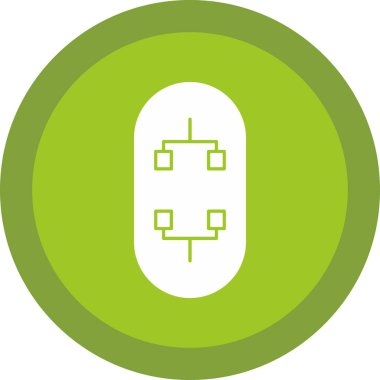 Modern kaykay simgesinin vektör illüstrasyonu                       