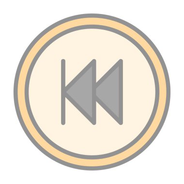 Simge vektör illüstrasyon tasarımını geri al