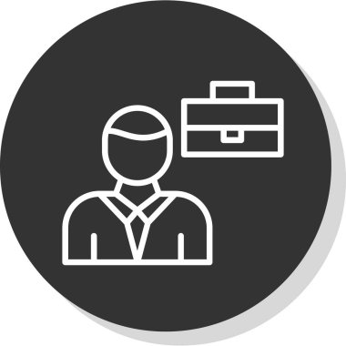 Modern simgenin vektör illüstrasyonu