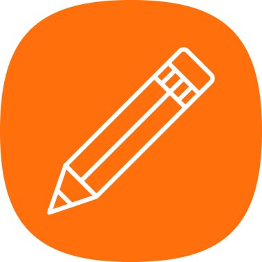 kalem simgesinin vektör illüstrasyonu