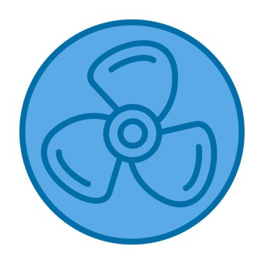 Hayran ikonu. Web için fan vektör simgelerinin özet çizimi