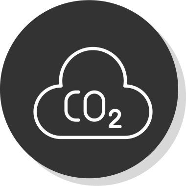 Emission  web icon vector illustration