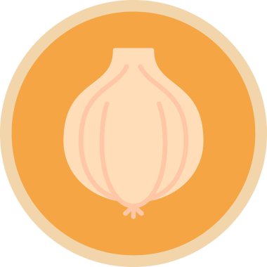  Sarımsak vektör simgesi, illüstrasyon 