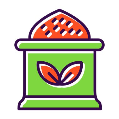 Gıda vektör simgesi, vektör illüstrasyonu