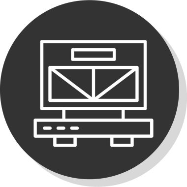 bilgisayar simgesi, vektör illüstrasyonu