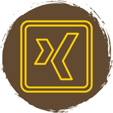 X harfi logo tasarım vektör şablonu