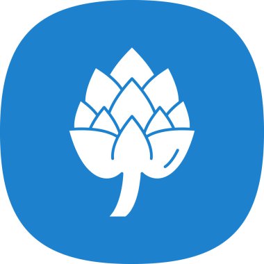 Enginar mı? Web simgesi basit illüstrasyon