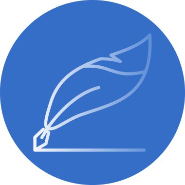 Bir kuş simgesinin vektör illüstrasyonu