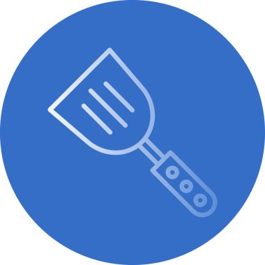 Spatula izole edilmiş ikon vektör çizimi tasarımı       
