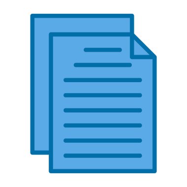 Belge. Web simgesi basit tasarım