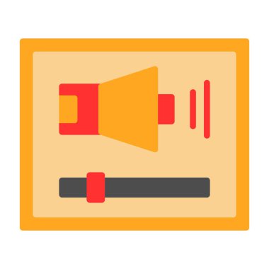 hoparlör vektör illüstrasyonu