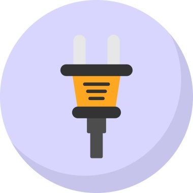 Plug web simgesi, simge illüstrasyonu