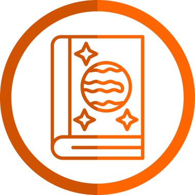 Kitap simgesinin vektör illüstrasyonu 