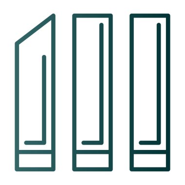 Bar ikonu. İnce çizgi tarzı tasarım. vektör illüstrasyonu.