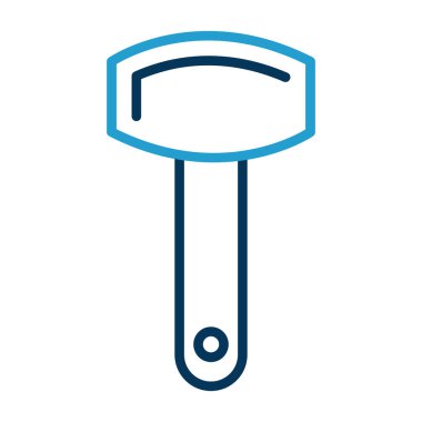 çekiç araç simgesi. vektör illüstrasyonu