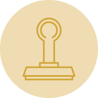 Damga web simge vektör çizim